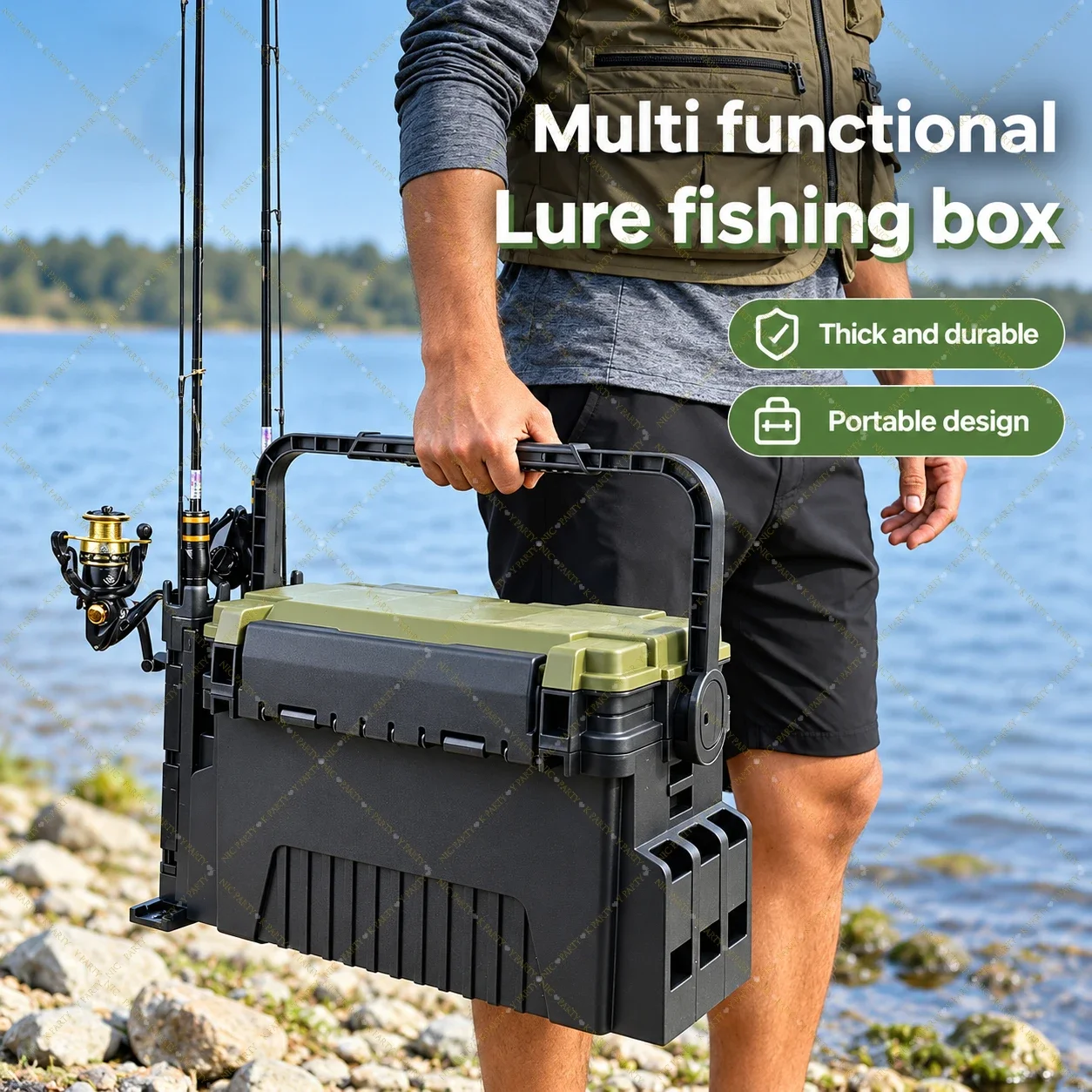 Geniş Kapasiteli, Çift Katmanl - Fishing Kayak Crate incelemesi ve fiyatı